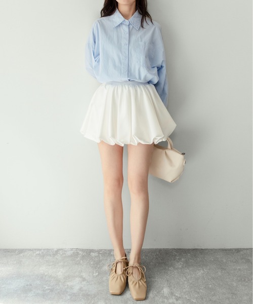 「on:nue」 ミニスカート SMALL ブラック レディース_画像9