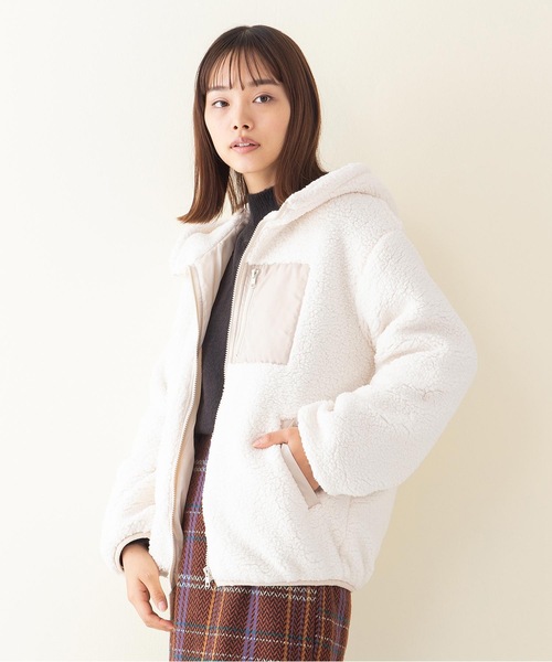 ジャケット ブルゾン ボアフードブルゾン ジップパーカー ボア素材 モコモコ ビッグシルエット Zozotown Paypayモール店 通販 Paypayモール