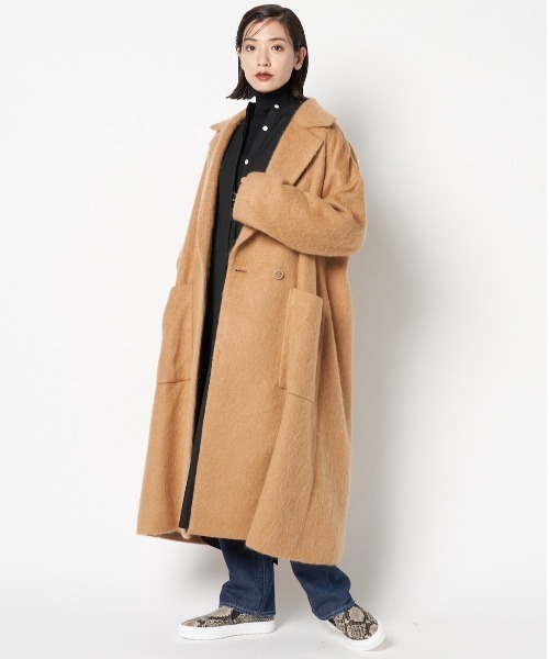 HELIOPOLE（エリオポール） コート チェスターコート モヘヤシャギー