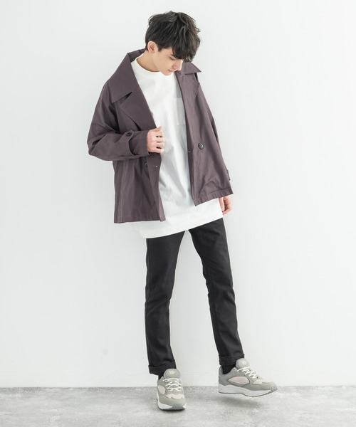 Rocky Monroe コート トレンチコート オーバーサイズ ショート