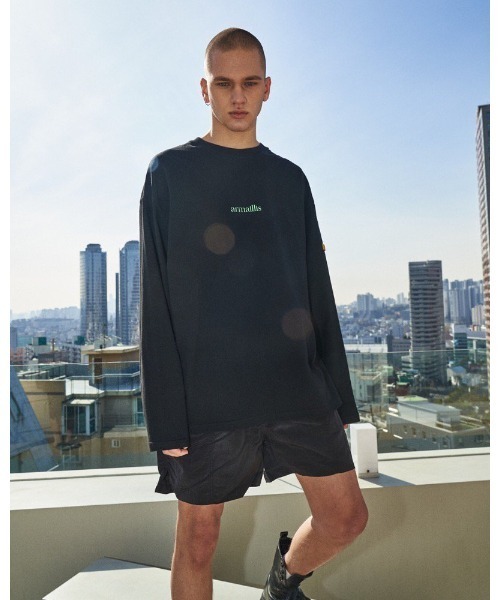 VIBGYOR tシャツ 「Re:one」-OVERR- ARMAILLIS LOGO BLACK L/S T