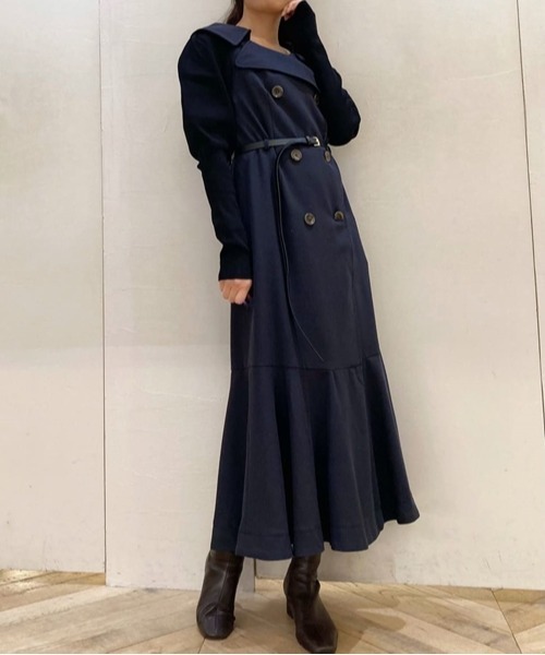 低価安い ワンピース ジャンパースカート ビッグカラートレンチジャンスカワンピース ZOZOTOWN PayPayモール店 - 通販 - PayPayモール 格安安い