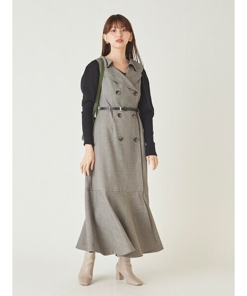 低価安い ワンピース ジャンパースカート ビッグカラートレンチジャンスカワンピース ZOZOTOWN PayPayモール店 - 通販 - PayPayモール 格安安い