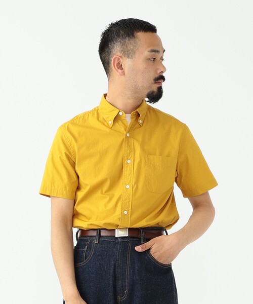 BEAMS+ シャツ BEAMS PLUS / カラーブロード ショートスリーブ