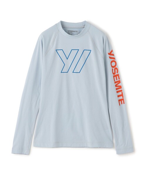 tシャツ YOSEMITE ポリエステルロゴプリント ロングスリーブラッシュガード WQR3127PX レディース