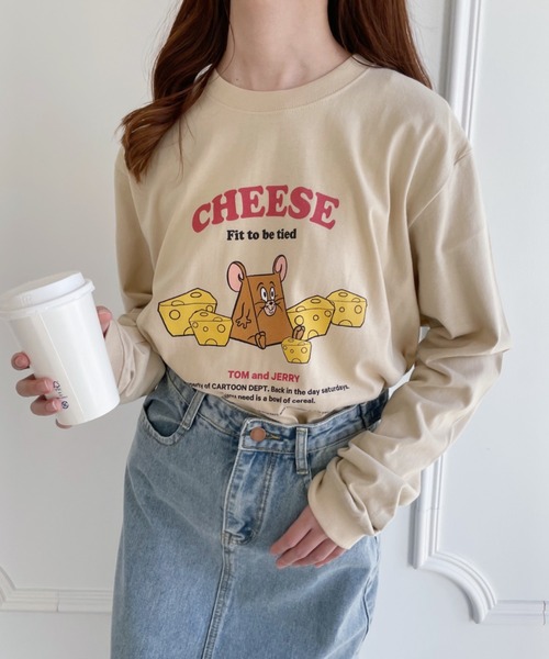 キャラチョイ tシャツ TOM＆JERRY/トムとジェリー/ジェリー