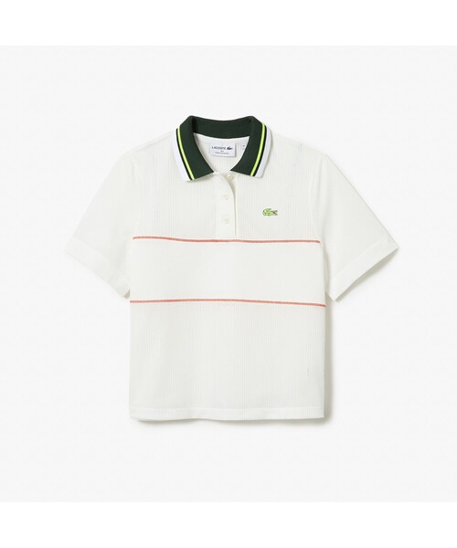 ポロシャツ ポロ 「別注」「LACOSTE」ポロシャツ レディース セール】 GIRLSスカラップカラーポロシャツ （ポロシャツ