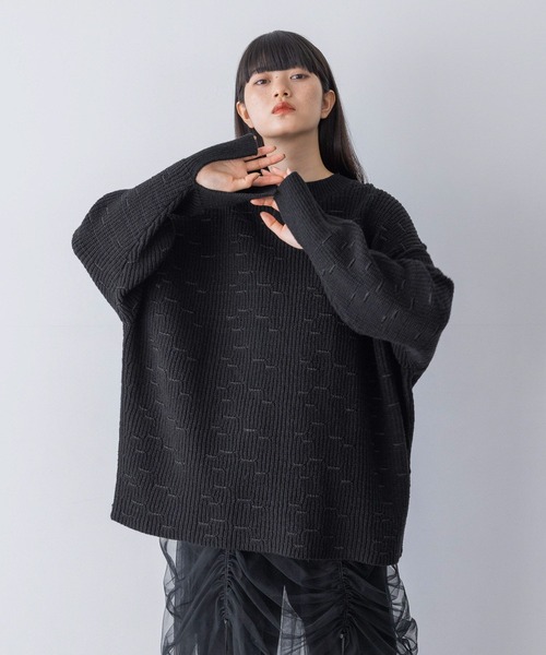 ニット アイルリバーシブルラメニットプルオーバー 974157 レディース