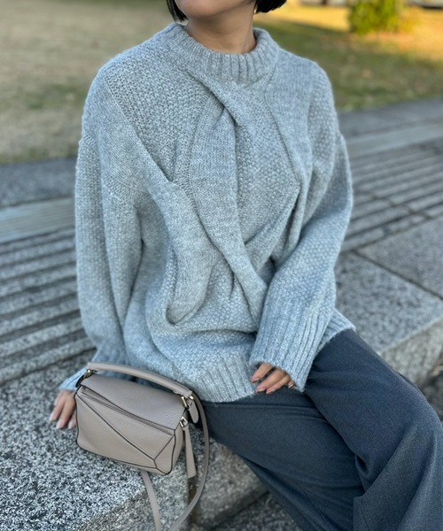 Emma Taylor（エマテイラー） ニット ハンドツイストオーバーケーブル
