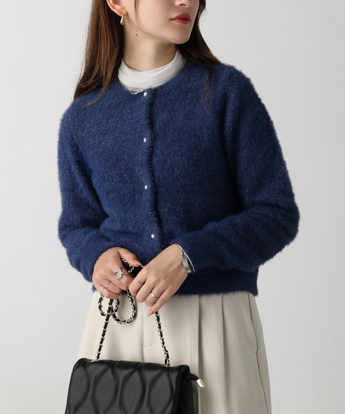 クリスチャンディオール カーディガン ニット ラメ アクリル レディース 9 Christian Dior - クリスチャンディオール カーディガン ニット ラメ