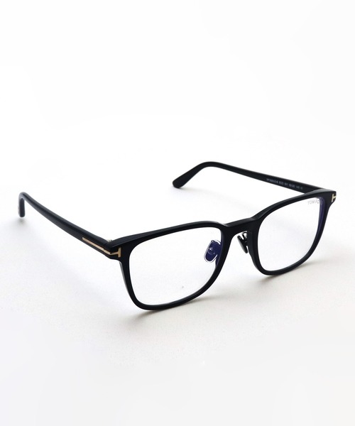 伊達メガネ メガネ 眼鏡 「TOM FORD/トムフォード」ボストン メガネ TF5925-D-B 001 52 PCメガネ ブルーライトカットの画像