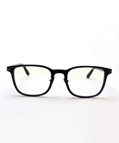 伊達メガネ メガネ 眼鏡 「TOM FORD/トムフォード」ボストン メガネ TF5925-D-B 001 52 PCメガネ ブルーライトカットの画像
