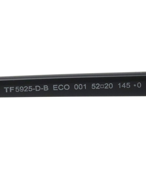伊達メガネ メガネ 眼鏡 「TOM FORD/トムフォード」ボストン メガネ TF5925-D-B 001 52 PCメガネ ブルーライトカットの画像