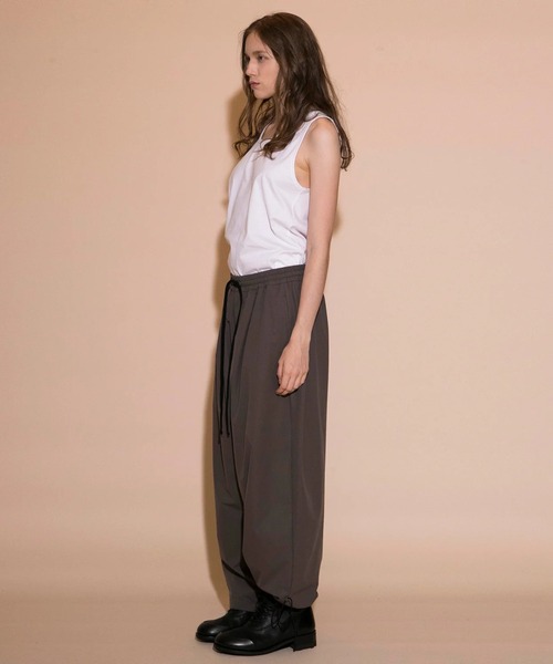 18SS my beautiful landlet テンセルパンツ　モード my beautiful landlet パンツ 「my landlet」PRIMEFLEX WIDE