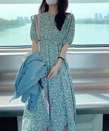 miniministore ワンピース 花柄 ロングワンピース レディース 春