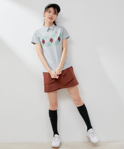 ジュンアンドロペ ペプラム切替スカート JUN&ROPE' スカート 「接触冷感」ペプラム切替スカート