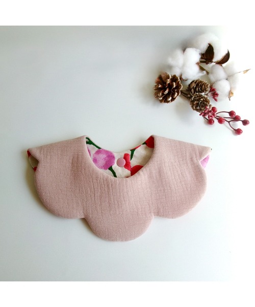 TONE（トネ） スタイ よだれかけ 「hanakago」北欧ぶどうの実/ベビー