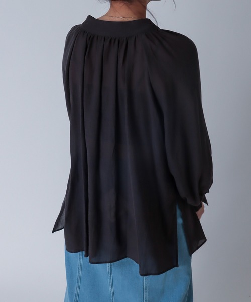 ブラウス シャツ B7 / cotton voile 2way blouse(コットンボイル2wayブラウス) レディース DRESSLAVE ブラウス シャツ B7 / cotton voile 2way blouse