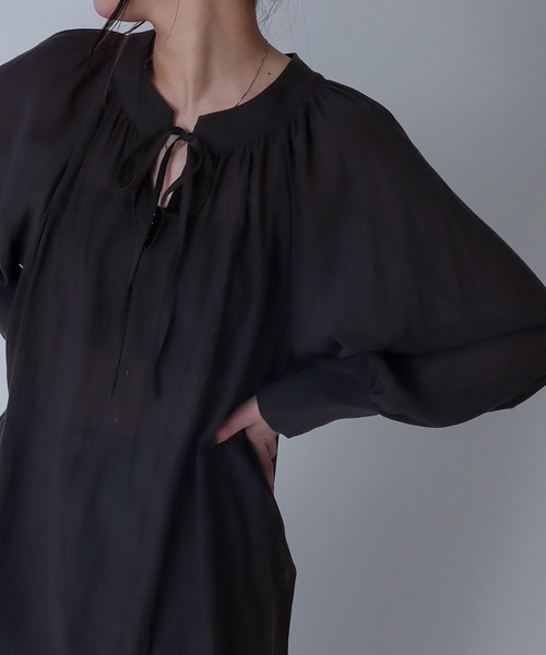 ブラウス シャツ B7 / cotton voile 2way blouse(コットンボイル2wayブラウス) レディース DRESSLAVE ブラウス シャツ B7 / cotton voile 2way blouse