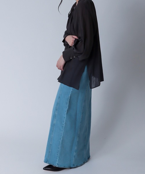 DRESSLAVE ブラウス シャツ B7 / cotton voile 2way blouse