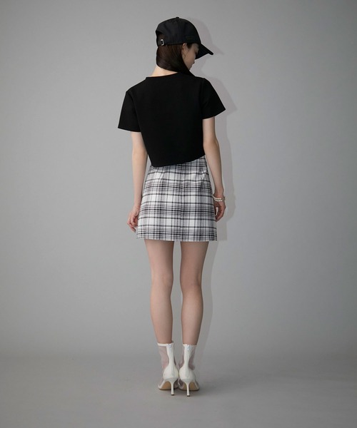 eimy istoire❤︎ドットシャツ❤︎ エイミーイストワール EIMY ISTOIRE ランダムビジュークロップド