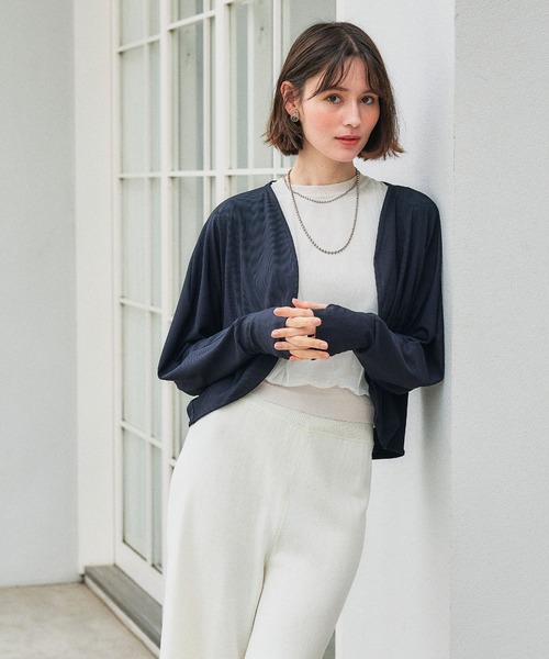 カーディガン uvカット 「涼活本舗」UVCUT99％以上 接触冷感 UPF50＋
