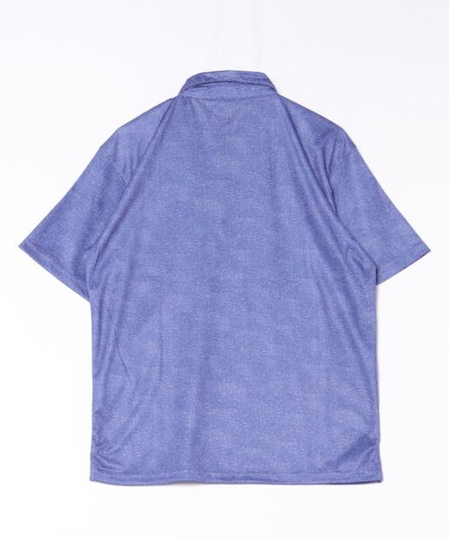 STYLEBLOCK ポロシャツ DRYメッシュカチオン杢BDポケット付き
