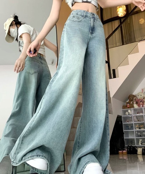 SHEENA ジーンズ デニム デニムパンツ スーパーワイドデニム