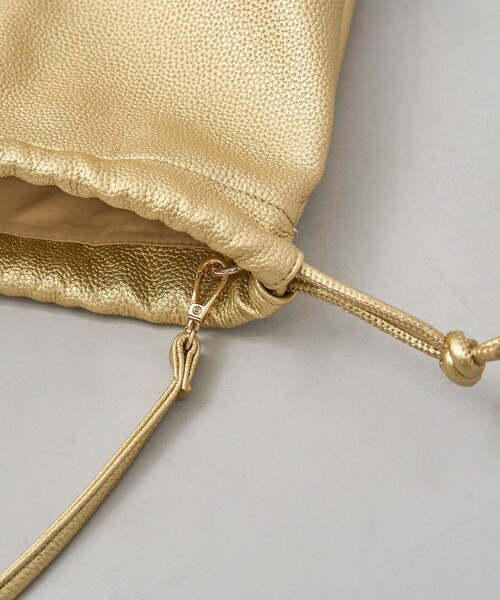 coen（コーエン） ショルダーバッグ バッグ レザーライク巾着