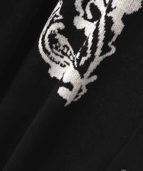 新品】特典付きCHRONOIZM FLOWER KNIT 黒 L