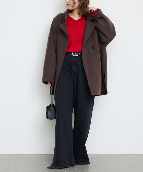 SLOBE IENA コート アウター souple woolダブルフェイススタンド