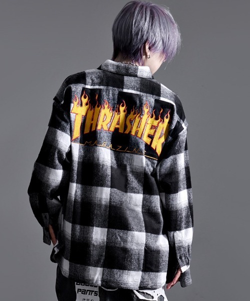 THRASHER（スラッシャー） ブラウス シャツ 「THRASHER/スラッシャー