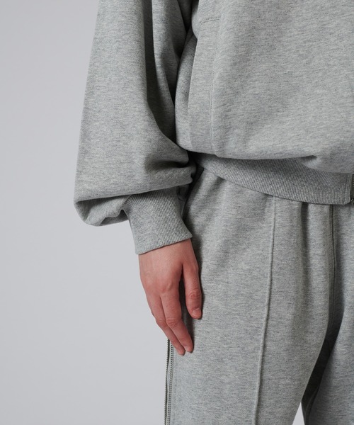 トレーナー スウェット FULL ZIP SWEATSHIRT レディース メンズ ONCILY トレーナー スウェット STAND NECK FULL-ZIP SWEAT