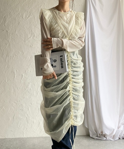 未使用 OHGA オーガ EFFORTLESS ONEPIECE ワンピース S EFFORTLESS ONEPIECE | OHGA
