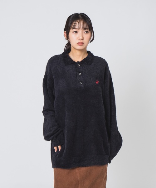 ニット セーター 「Beverly Hills Polo Club/ビバリーヒルズポロクラブ」シャギーポロニット レディース BEVERLY HILLS POLO CLUB ニット セーター 「Beverly Hills Polo