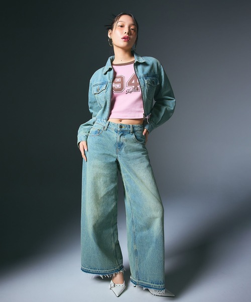 X-girl（エックスガール） tシャツ NUMBERING RAGLAN L/S BABY TEE