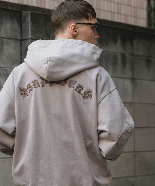 SUPPLIER パーカー SUPPLIER/サプライヤー Fleur Switching ZIp