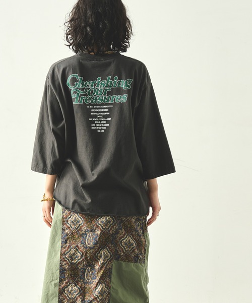 tシャツ 「KHA:KI / カーキ」 7分袖TEE  「C.O.T」 レディース kha:ki tシャツ 「KHA:KI / カーキ」 7分袖TEE 「C.O.T