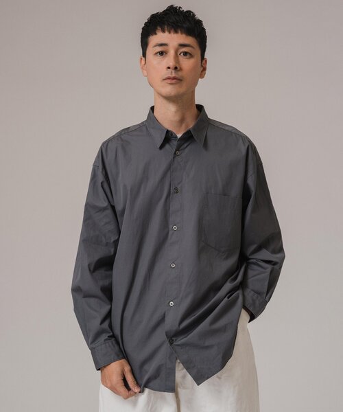 【美品】THOMAS MASON × EDIFICE オーバーサイズ シャツ エディフィス EDIFICE THOMAS MASON(トーマスメイソン) オーバー