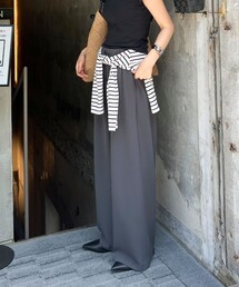 ※ミー　FENNEL 新品.*˚‧とろみ素材ストレート綺麗めパンツ fredy emue パンツ 「累計販売数4万本突破！」とろみツイル