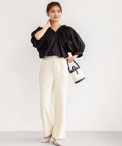 「fifth」 7分袖ブラウス M ブラック レディース_画像5