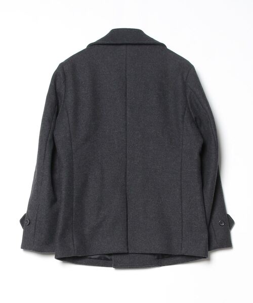 BEAUTY&YOUTHUNITEDARROWS★ウール ピーコート BEAUTY＆YOUTH UNITED ARROWS ピーコート MEDIUM グレー メンズ
