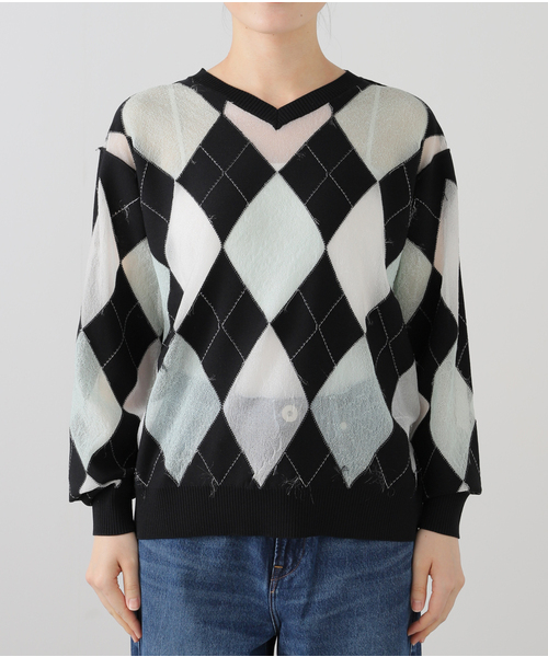 MASU（エムエーエスユー） ニット セーター MASU REVERSED ARGYLE