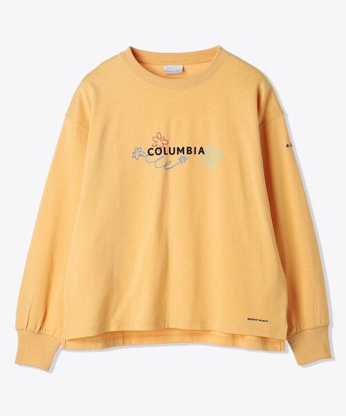 トレーナー スウェット Columbia／ウィメンズジプシーバーズ ロングスリーブクルー／コロンビア／吸湿・速乾／UVカット／ゆったりTシャツ／長袖カ Columbia トレーナー スウェット Columbia／ウィメンズジプシー