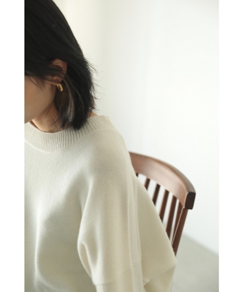 「BLACK BY MOUSSY」 長袖ニット FREE ベージュ レディース_画像5