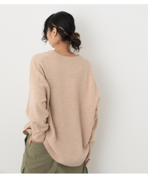 「BLACK BY MOUSSY」 長袖ニット FREE ベージュ レディース_画像9