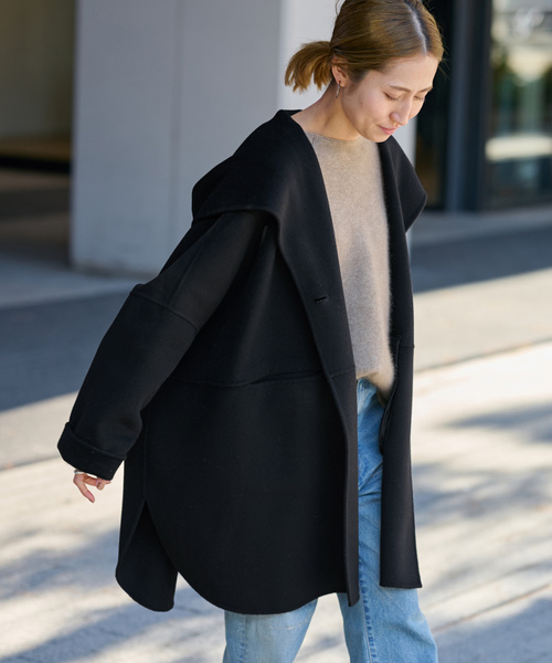 FRAMeWORK（フレームワーク） コート FREE ブラック レディース