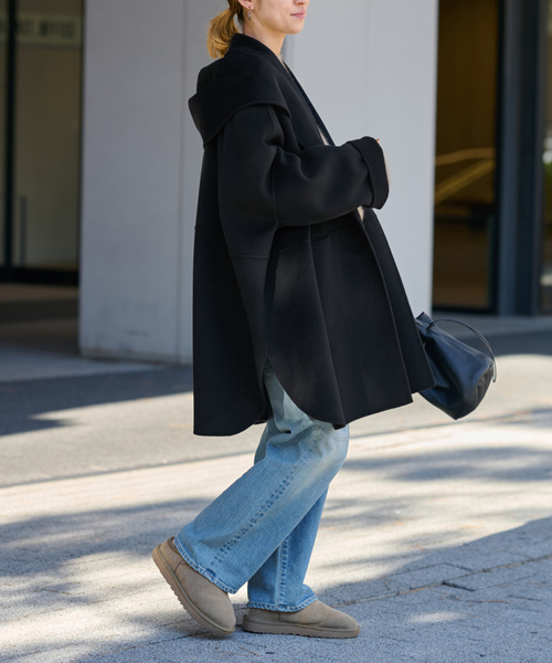 FRAMeWORK（フレームワーク） コート FREE ブラック レディース