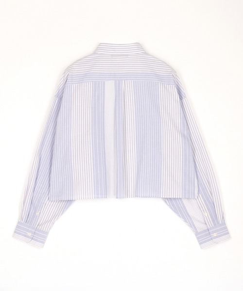 ブラウス シャツ 「BEVERLY HILLS POLO CLUB」クロップド レギュラーカラー シャツ レディース BEVERLY HILLS POLO CLUB ブラウス シャツ 「BEVERLY CLUB