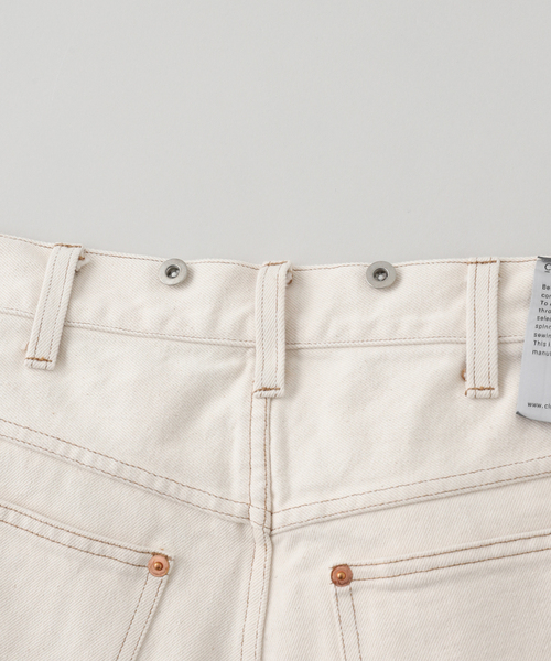 SEEALL ジーンズ SEEALL 88 PANTS OFF WHITE SAU41/ CI782/ WHITE 